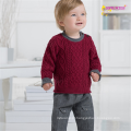 Novo Estilo Sport Boy malha Sweater Crianças Pullover